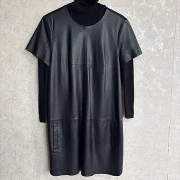 바나나리퍼블릭 블랙 양가죽 반팔 원피스 12