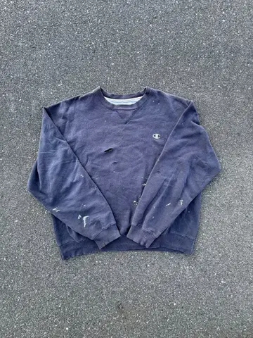 90s 리버스 위브 보로 맨투맨 데미지 빈티지 눈 있음 하나뿐인 아이템