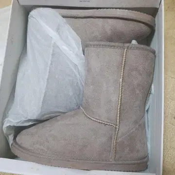 그레이 스웨이드 어그 부츠