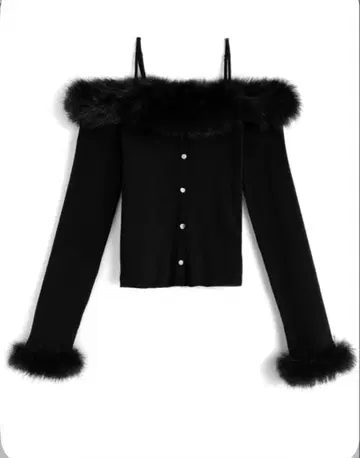 [미개봉 새상품] GRL 퍼 오프숄더 니트탑 [tu1774]