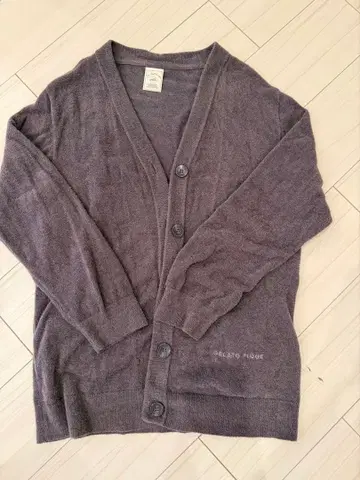 GELATO PIQUE 다크 퍼플 가디건
