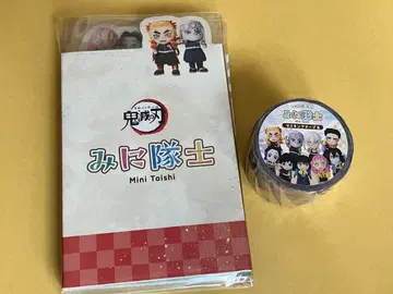 귀멸의 칼날 미니대원 파타파타 메모 마스킹 테이프 B 기둥 패턴