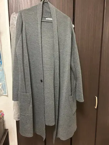 ikka 그레이 롱 가디건 XL 코트