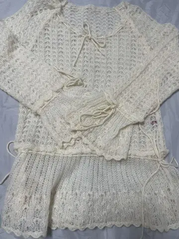 핑크하우스 니트 튜닉