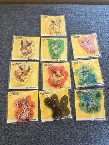 포켓몬 아크릴 키링 10종 세트