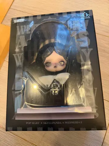 SKULLPANDA Wednesday Plush Classic Dress