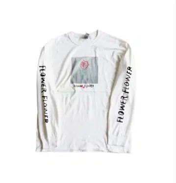 FLOWER FLOWER 롱T셔츠 화이트 새상품 M사이즈 YUI 롱티