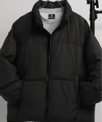 RAGEBLUE 블랙 다운 자켓