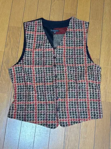 엔지니어드 가먼츠 건클럽 체크 니트 베스트 M