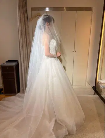 웨딩 베일 롱 타입