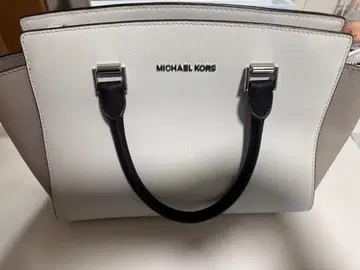 MICHAEL KORS 핸드백 화이트/그레이 바이컬러
