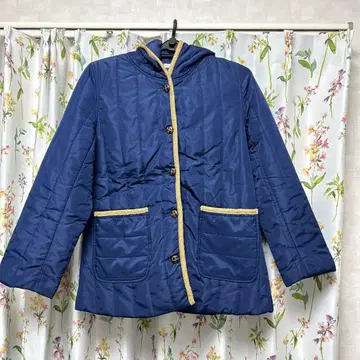 네이비 퀼팅 자켓 M 사이즈