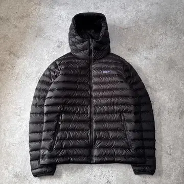 컨디션 최상 파타고니아 다운 스웨터 후디 다운 자켓 L 블랙