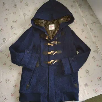 네넷 네넷 더플 코트 버섯 트위드