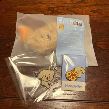 푸들 키링 핑 배지 3종 세트