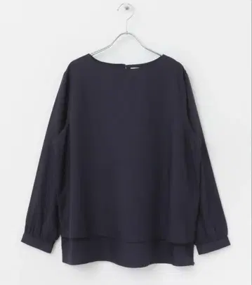 URBAN RESEARCH DOORS 레이온 혼 레이어드 블라우스