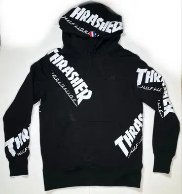 HUF THRASHER 로고 후드티 S 사이즈 콜라보