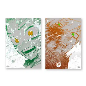 히로아카 원화전 A2 아트 포스터 2장 세트 The Beginning