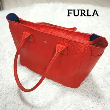 FURLA 오렌지 토트백 30 x 26 x 13