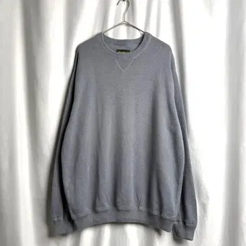 00s Eddie Bauer 코튼 니트 스웨터 XL 그레이