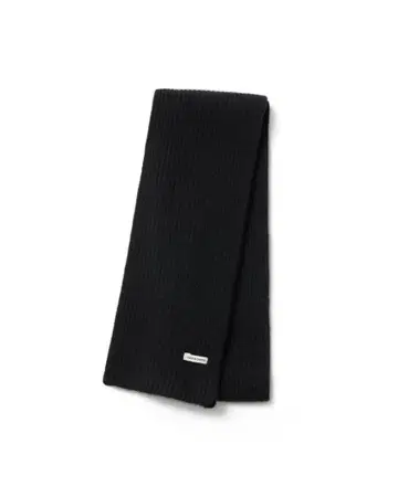 cash&barba 캐시 베이비 머플러 블랙