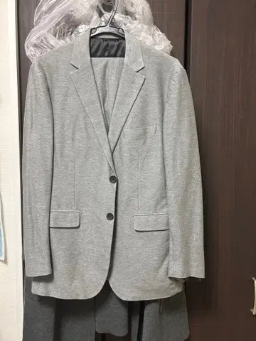 TETE HOMME 그레이 비즈니스 정장 자켓 팬츠