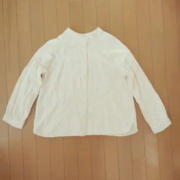 blue willow 밴드 카라 셔츠