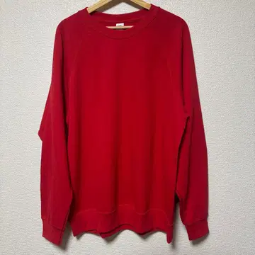 FRUIT OF THE LOOM XL 레드 트레이닝복