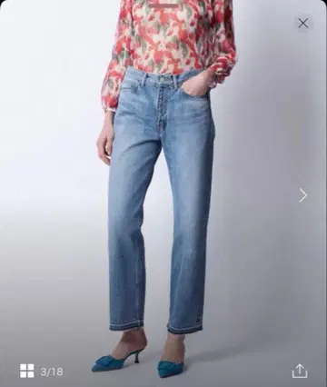 드로어 5 포켓 데님 팬츠 36 사이즈