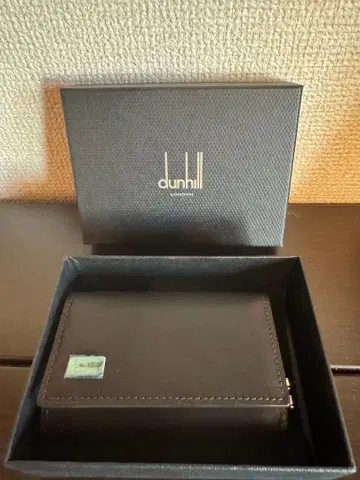 dunhill 가죽 키케이스 브라운 블랙