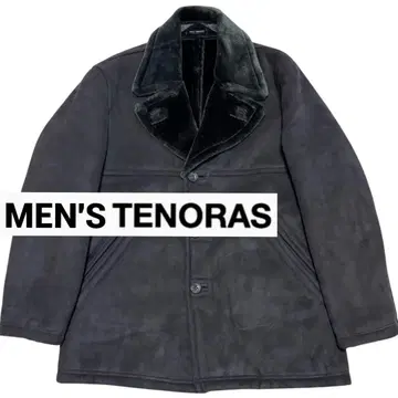 새상품급 00s 남성용 티노라스 무스탕 퍼 코트 자켓 보아 M