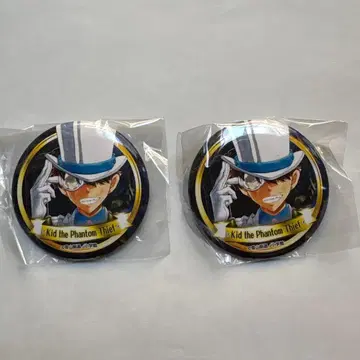 명탐정 코난 괴도 키드 코난 백화점 캔뱃지 신상품 가챠 캔뱃지 2개