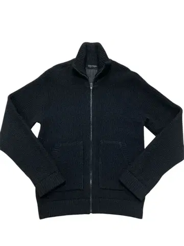 MEN'S TENORAS 블랙 집업 니트 스웨터 L 사이즈 상당 일본제