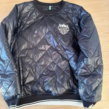 잭 버니 충전솜 리버서블 스니드 블랙 x 화이트 보아 블루종 남성용