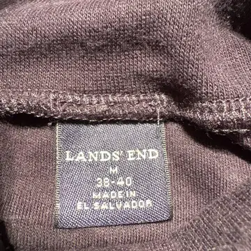 Lands' End M 터틀넥 긴팔 티셔츠