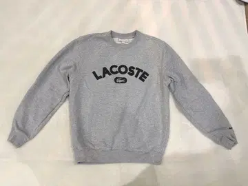 [ LACOSTE 라코스테 ] 그레이 크루넥 맨투맨 S사이즈