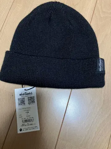 WILD THINGS 블랙 니트 모자