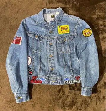 70's lee 101j 데님 자켓 g 와펜 커스텀