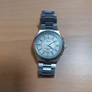 SEIKO 자동 전파 시계 실버