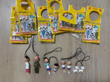 사자에상 피규어 스트랩 서클K 땡스 코카 콜라 묶음 판매