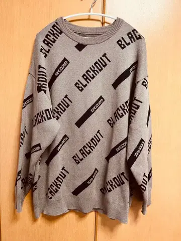 새상품급 STUDIOUS 로고 니트