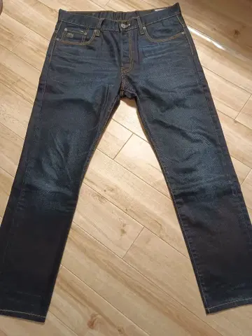 지스타 로우 다크 블루 스트레이트 데님