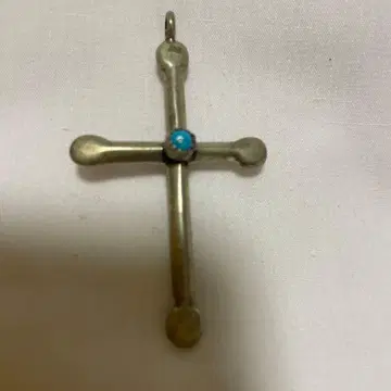 실버 터콰이즈 크로스 탑!