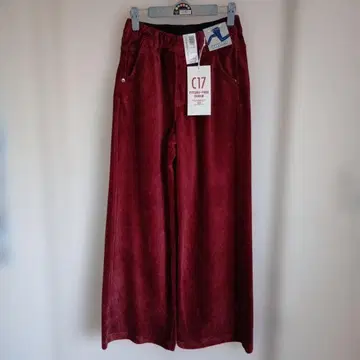 C17 코듀로이 와이드 팬츠