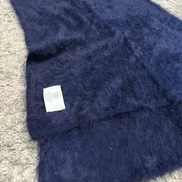 미사용 동양방직 카시미코 대형 캐시미어 스톨 네이비