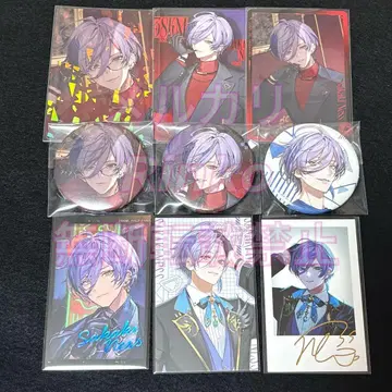 3SKM 사카키네스 하프애니 1st 애니버서리 캔뱃지 카드 세트