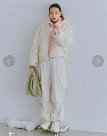 emmi 울 팝콘 블루종