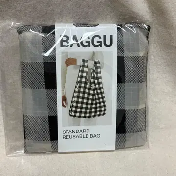 익일 오전 발송 미개봉 새상품 BAGGU STANDARD 체크 에코백