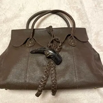 TRES 트레 소가죽 레더백 브라운 빅