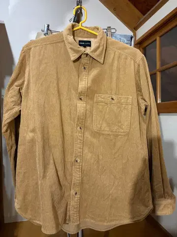 DEAR LAUREL 코듀로이 셔츠 베이지